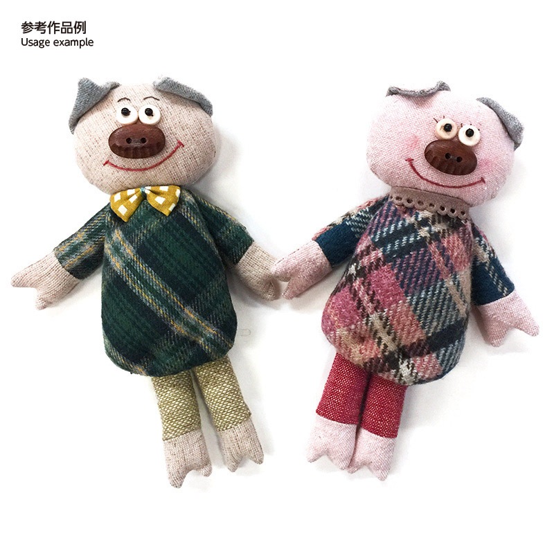 木工ボタン 豚の鼻