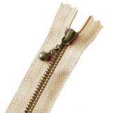 玉付ファスナーいぶし/16cm細