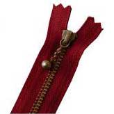 玉付ファスナーいぶし/20cm細