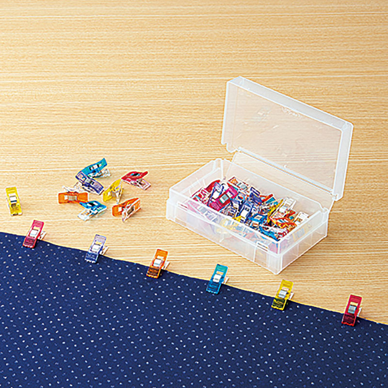仮止めクリップ〈50個入（5色セット）〉