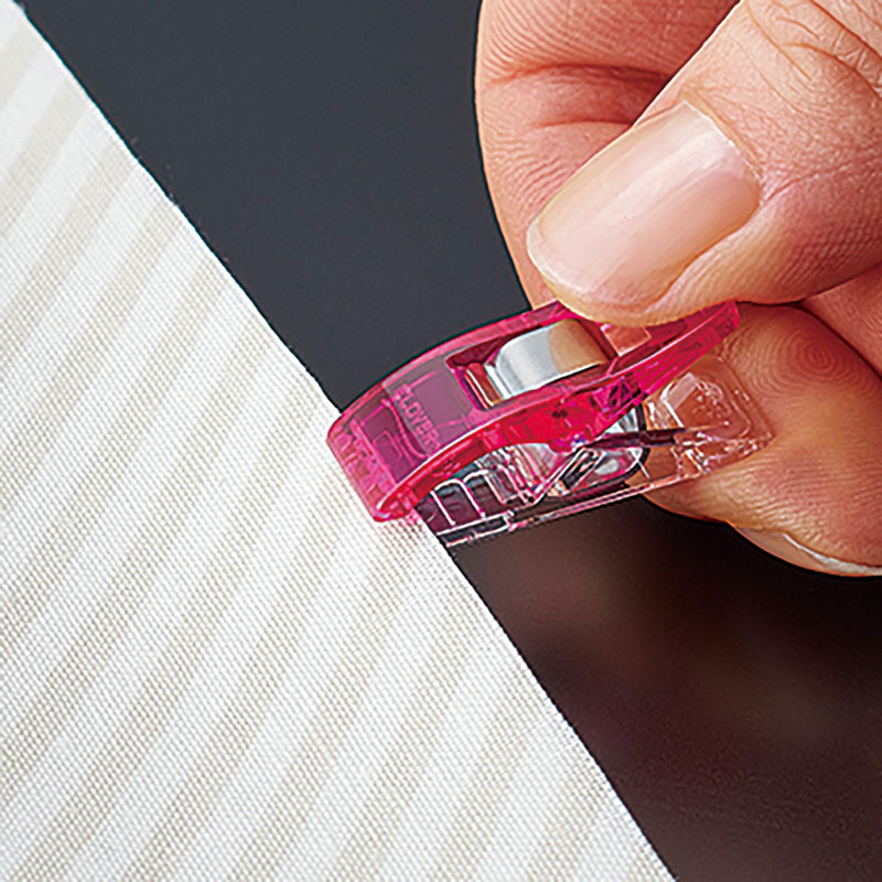 仮止めクリップ〈50個入（5色セット）〉