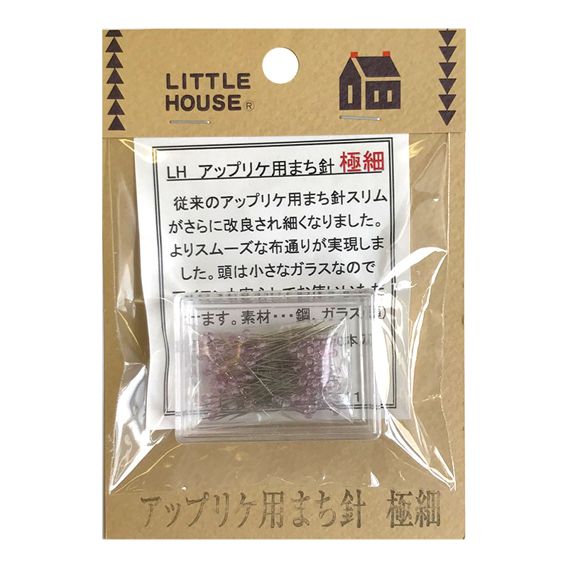 アップリケ用まち針 極細