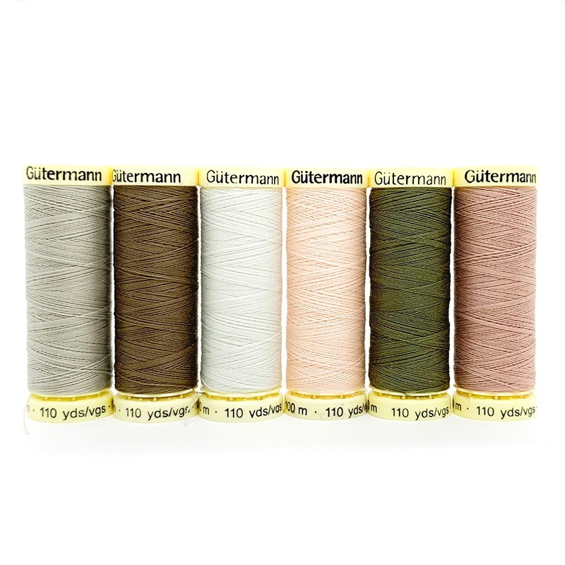 桜のタペストリー　おすすめキルト糸6色セット