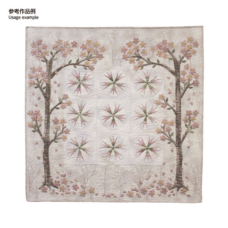 桜のタペストリー　おすすめキルト糸6色セット