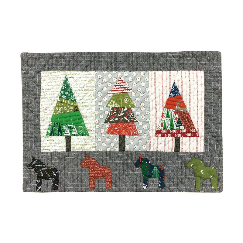 よっしー　クリスマスタペストリー　キルト　164cm×210cm よっしー クリスマスタペストリー キルト 164cm×210cm