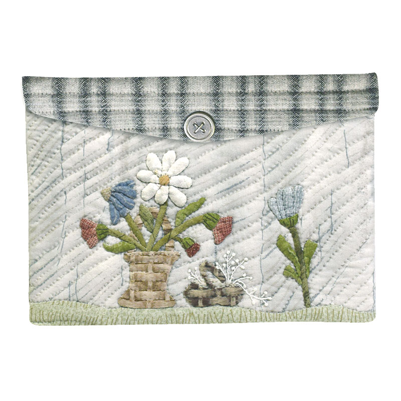 【20%OFF】お花のフラットポーチ *