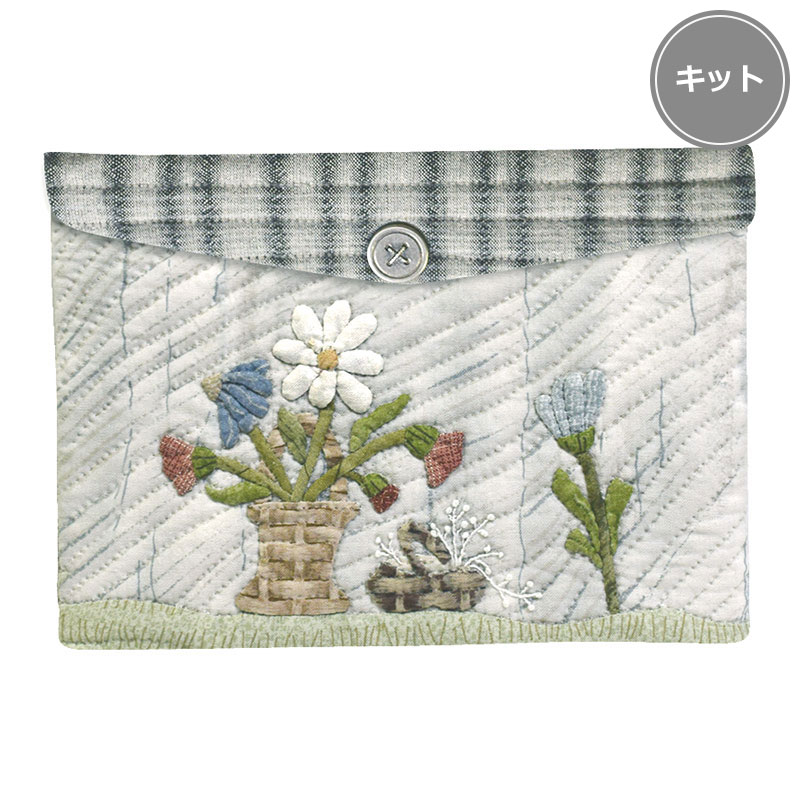 【20%OFF】お花のフラットポーチ *