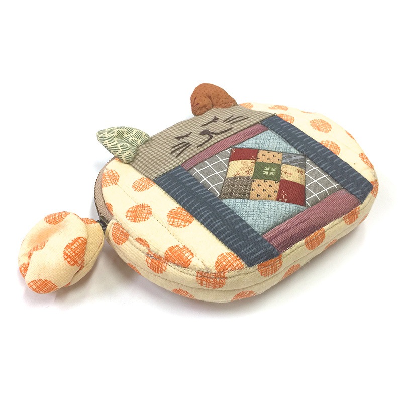 おやすみ猫のポーチ パッチワークキット パッチワークポーチのキット キルトパーティ