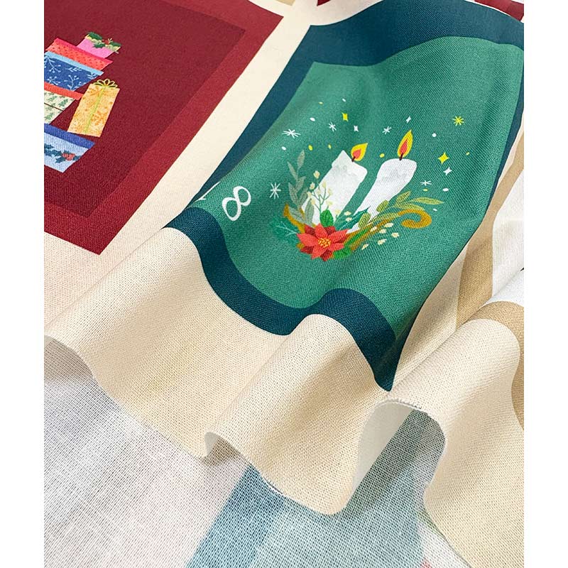 【パネル布】クリスマス（インクジェットプリント）