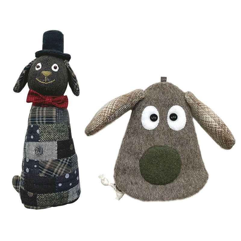 Patchwork Animals パッチワークアニマルズ 2 犬のぬいぐるみと