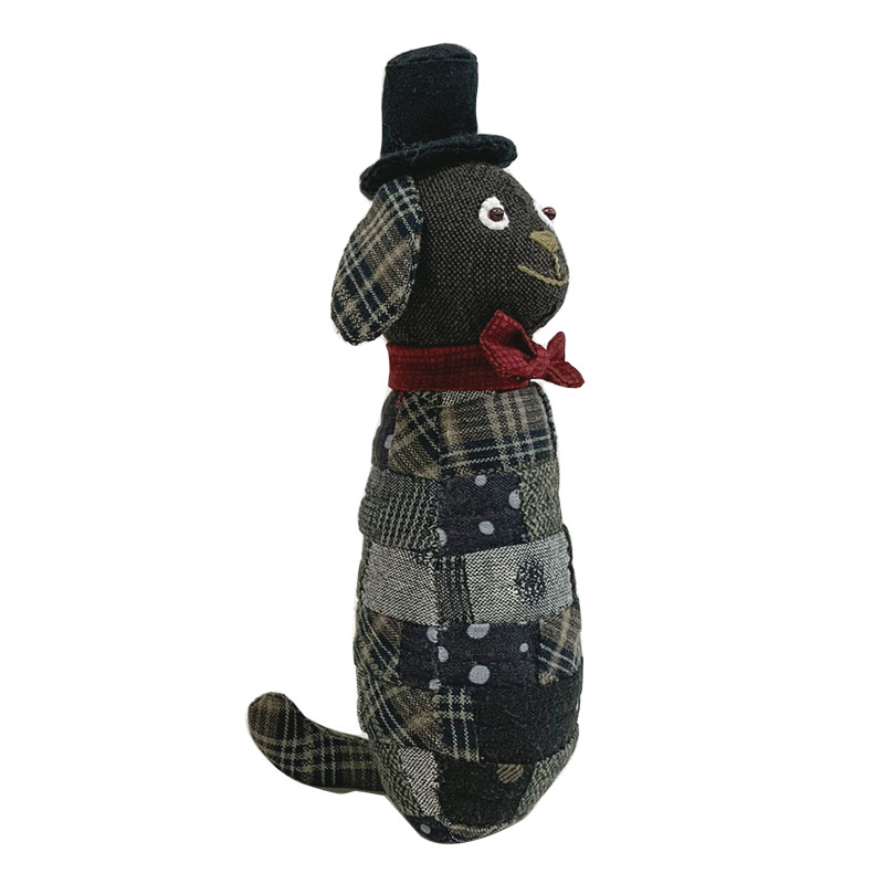 Patchwork Animals パッチワークアニマルズ 2 犬のぬいぐるみとフェイスポーチ