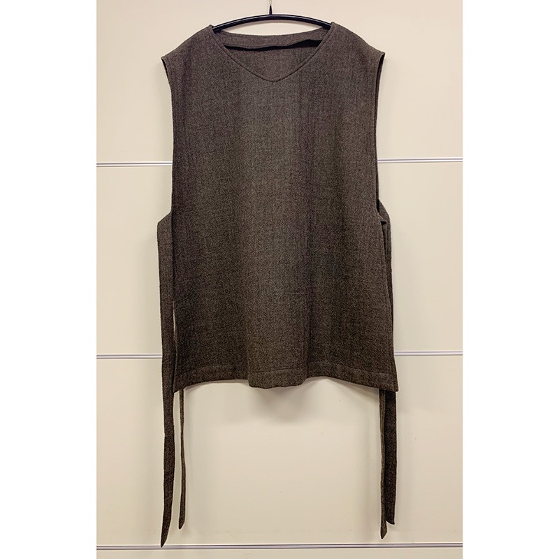 ウールガーゼのベスト（作り方なし）ウールガーゼのベストの型紙掲載