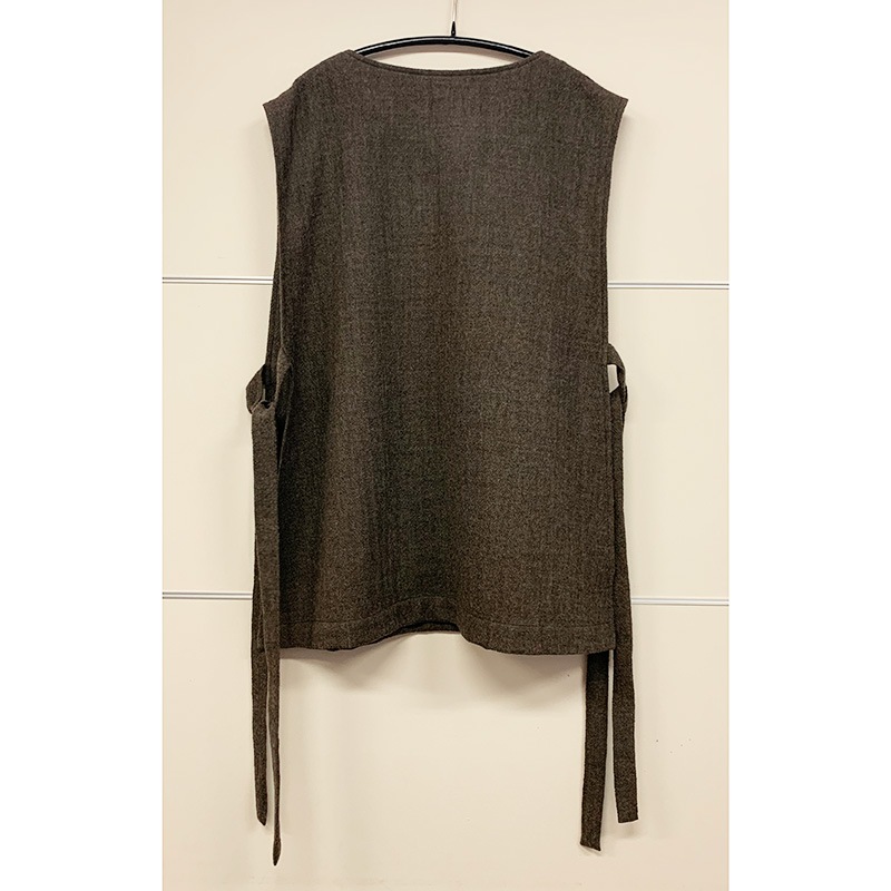 ウールガーゼのベスト（作り方なし）ウールガーゼのベストの型紙掲載