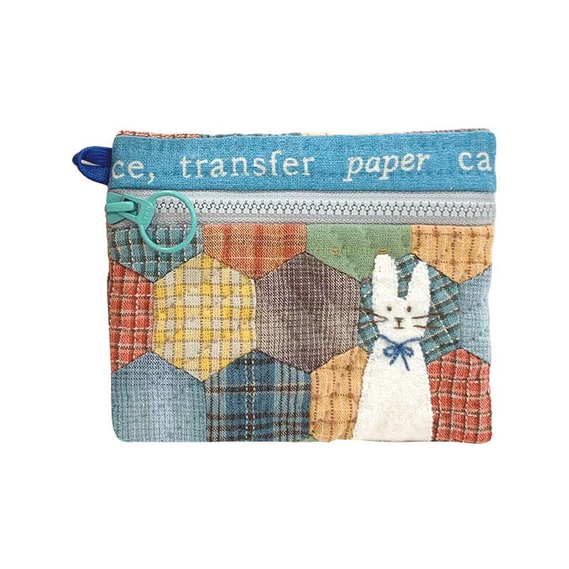 Patchwork　Animals　パッチワークアニマルズ 1 ウサギのぬいぐるみとポーチ