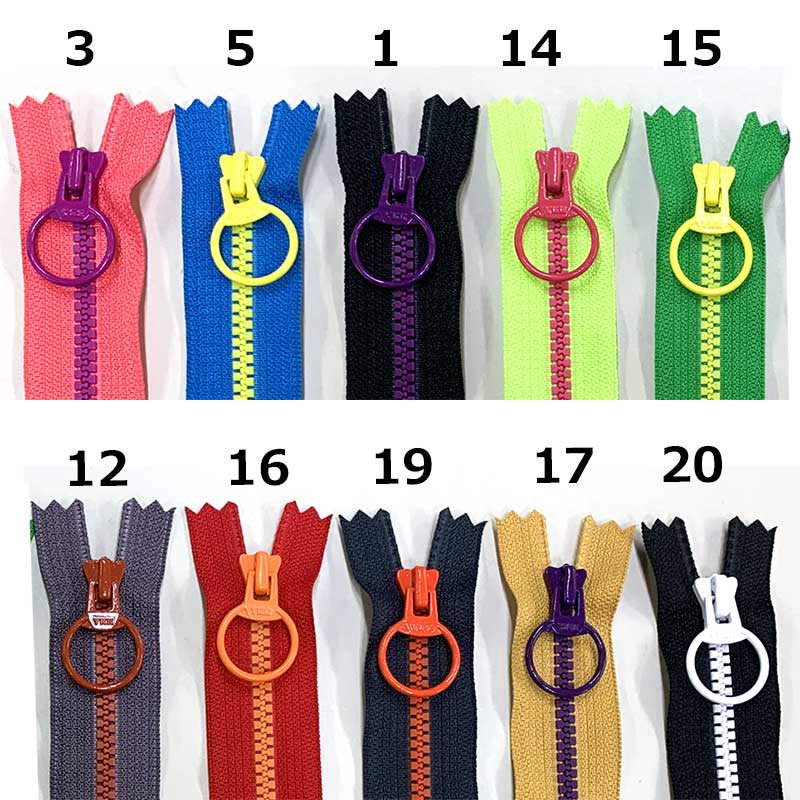 カラーファスナー 12cm   