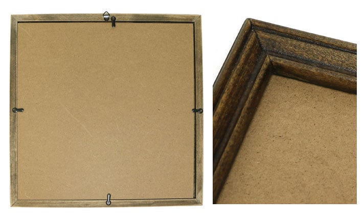 CX110 クラフトフレーム ダークブラウン 10×10cm
