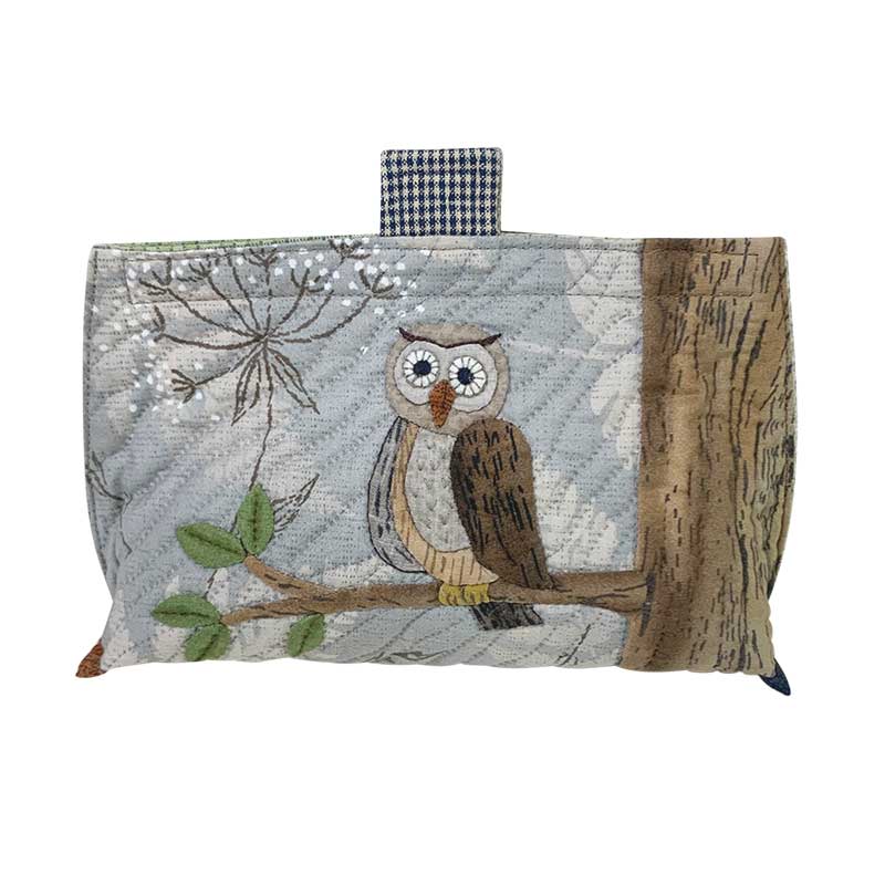 ふくろうのポーチ (作り方なし）すてきにハンドメイド2026年1月号掲載