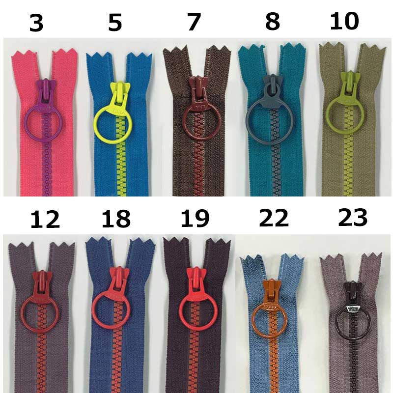 カラーファスナー 20cm