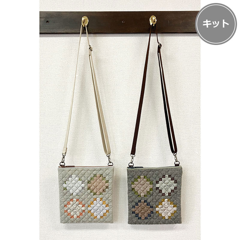 センテナリーで作るナインパッチのポシェット