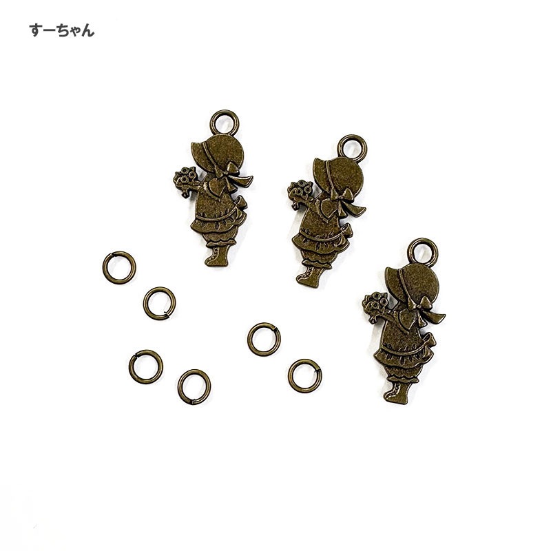 ファスナー飾り 3ケ入