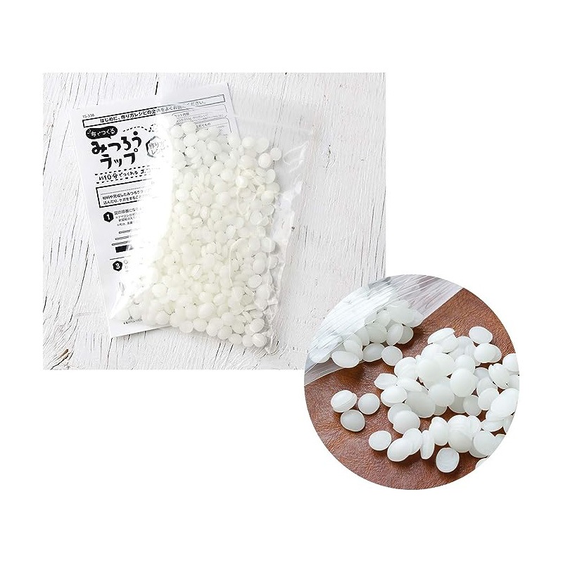 【20％OFF】布でつくるみつろうラップ　布地みつろうセット