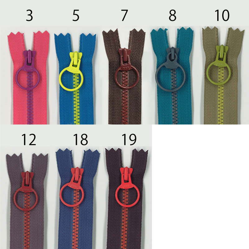 カラーファスナー 15cm