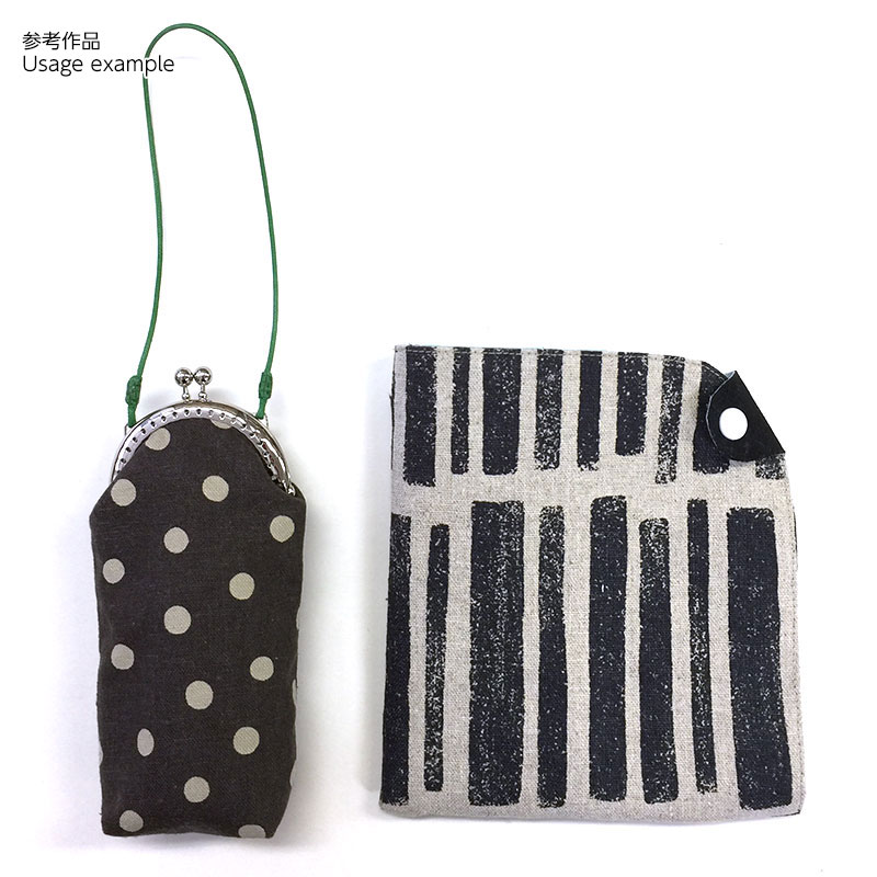 カン付き穴あき口金（縫い付けタイプ）H18-S（プレゼント付き）