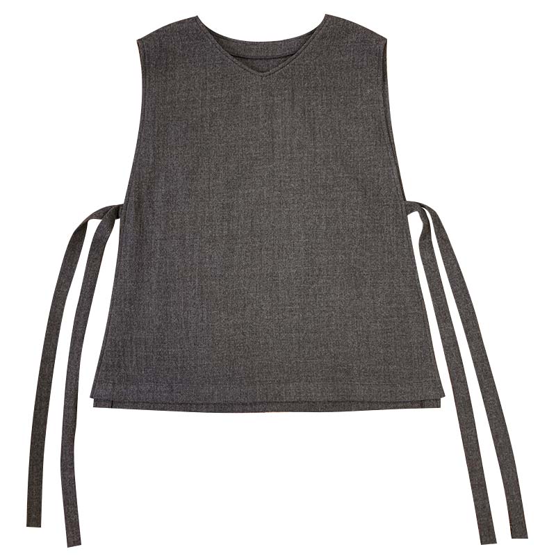 ウールガーゼのベストの型紙