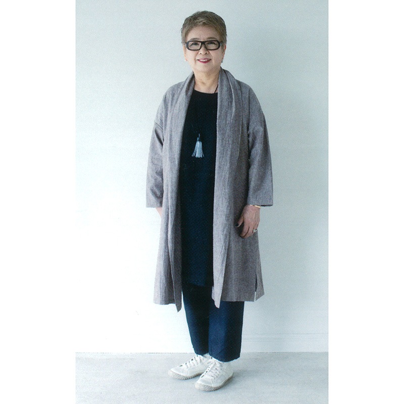 ラウンドネックのチュニックa（作り方なし）斉藤謠子のいつも心地のよい服とバッグ掲載