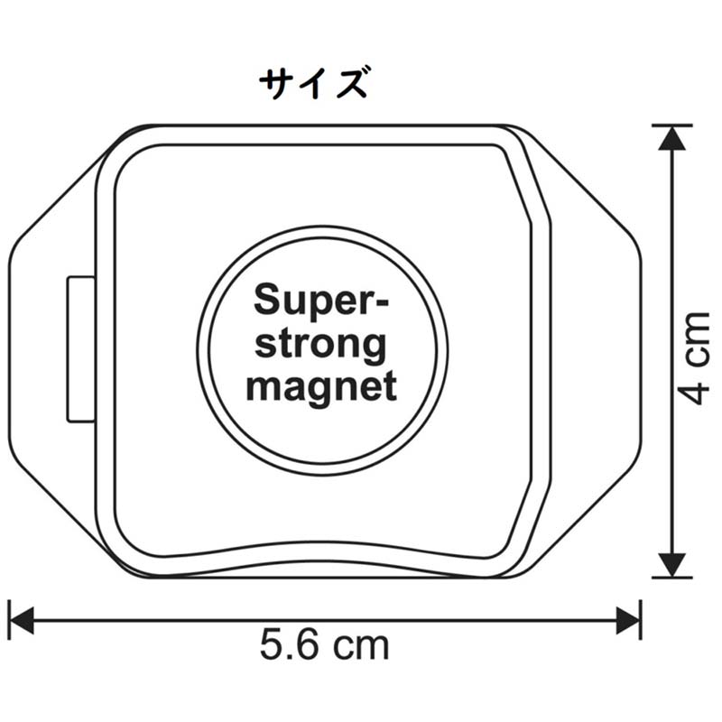 職業用ミシン　マグネット定規