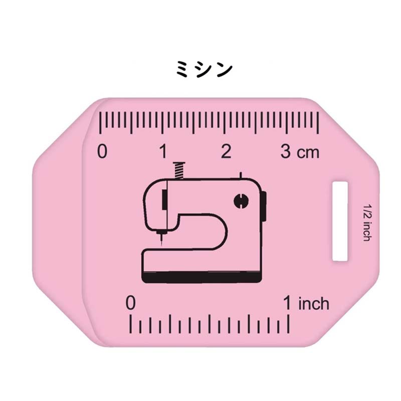 職業用ミシン　マグネット定規