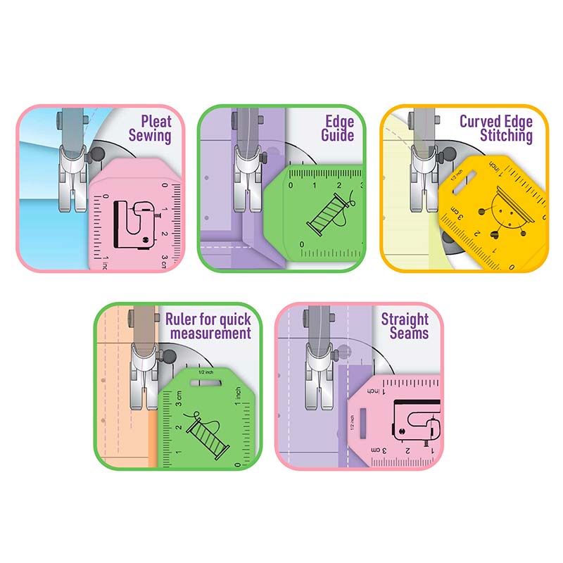 職業用ミシン　マグネット定規