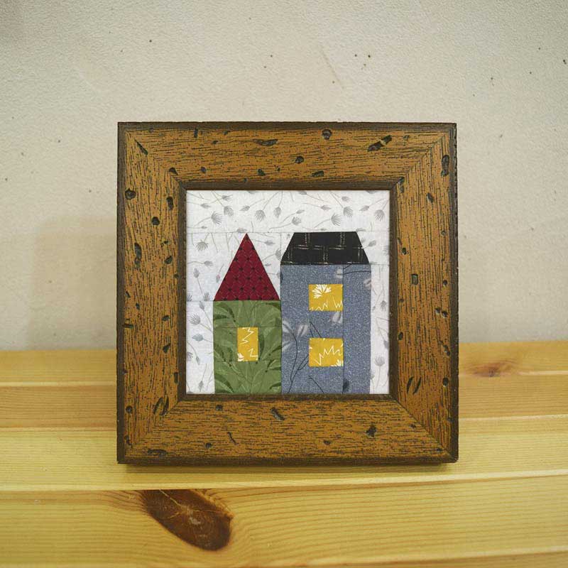 ナチュラルフレーム（MA-9 虫くい 内径9cm ガラスあり）（パターンプレゼント付き）