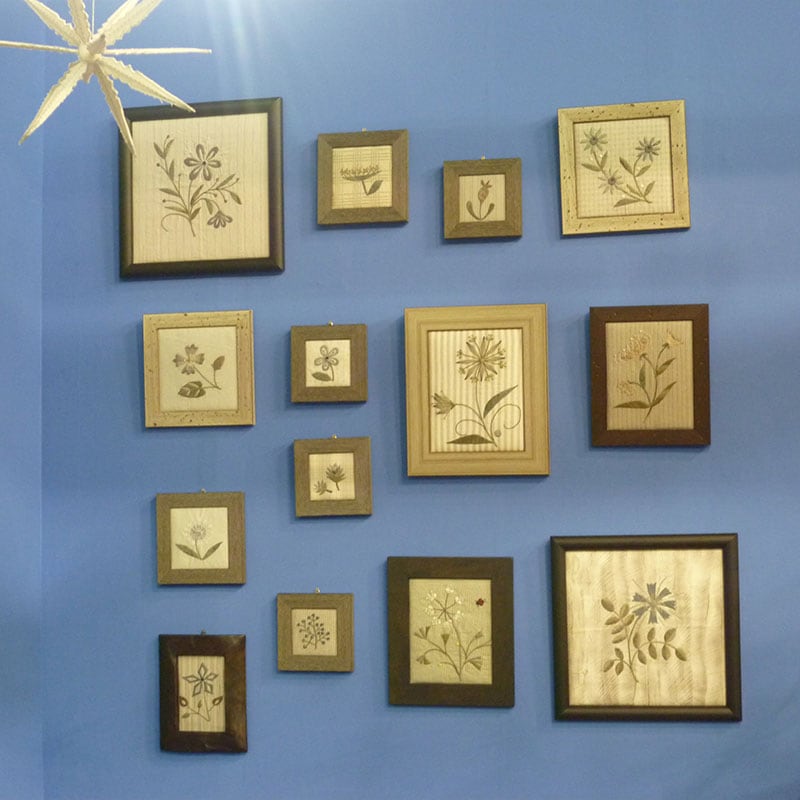 【20%FF】北欧風　お花のパターンの型紙