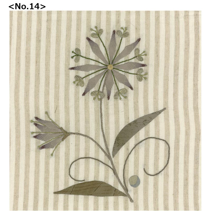 【20%FF】北欧風　お花のパターンの型紙15種セット