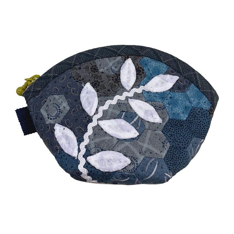 【20%OFF】ヘキサゴンで作る白い小枝のポーチおすすめ手縫い糸2色セット