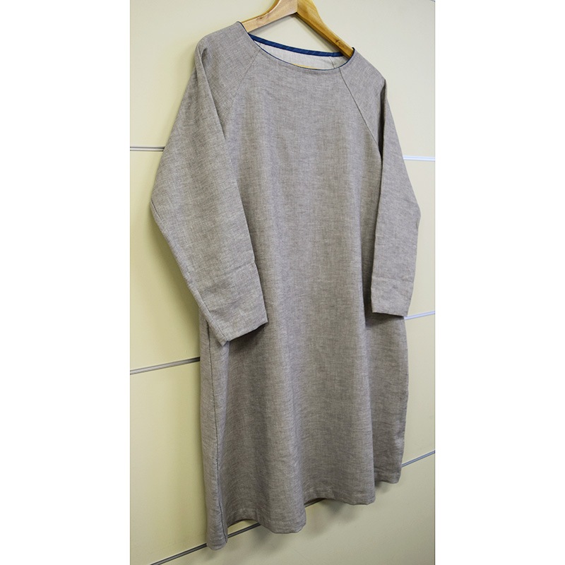 斉藤謠子着用 軽やかチュニック 作り方なし 着心地かろやか 手縫いのおとな服掲載 本の材料セット 作り方なし 着心地かろやか 手縫いのおとな服 キルトパーティ