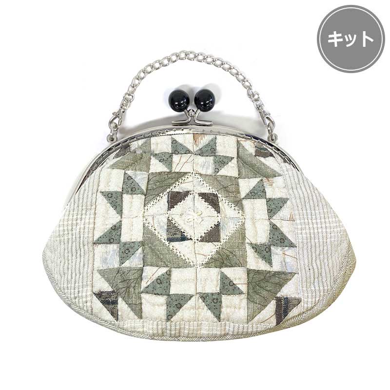 フラワースターの玉付口金ポーチ