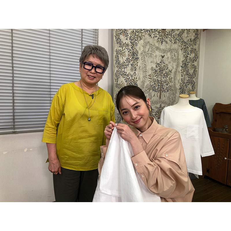 基本 Tシャツブラウス（作り方なし）2023年6月号掲載