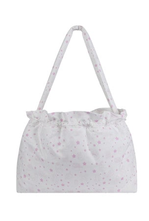 white star illustration Padding bag