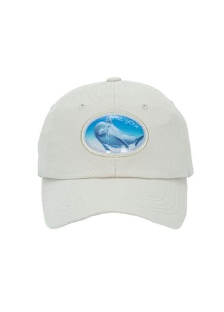 beige dolphin ball cap 