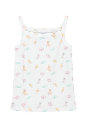 (color band) motka ambu band croffle sleeveless shirt