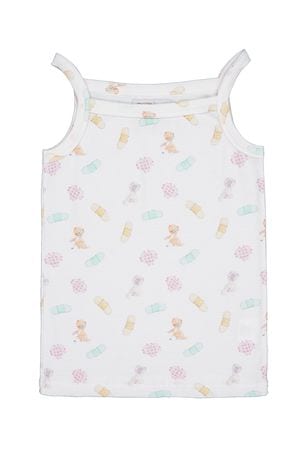 (color band) motka ambu band croffle sleeveless shirt