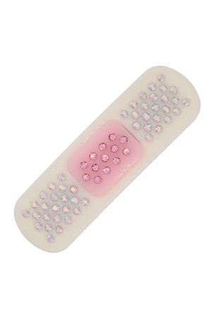 (ivory) mini band aid hair clip 