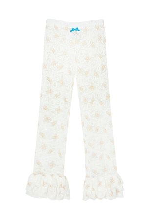 band lace frill pants