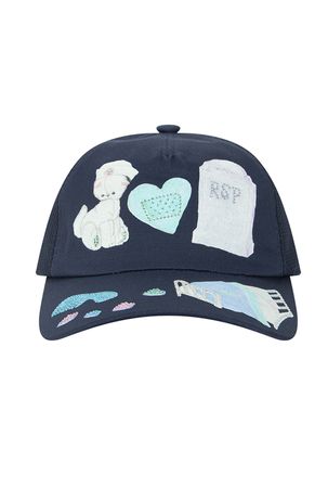 (navy) playing doctor mesh cap 