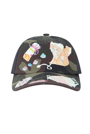 (military) playing doctor mesh cap 