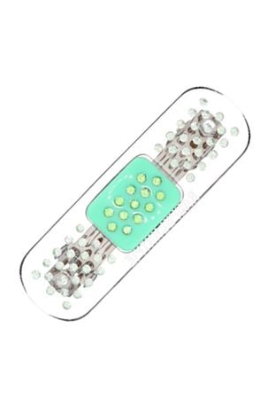 (clear mint) mini band aid hair clip 