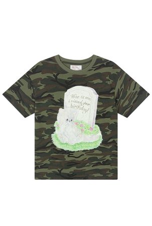 military grave cat twinkle T-shirt 