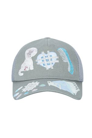 (gray) playing doctor mesh cap 
